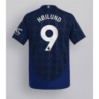 Camisa de Futebol Manchester United Rasmus Hojlund #9 Equipamento Secundário 2024-25 Manga Curta